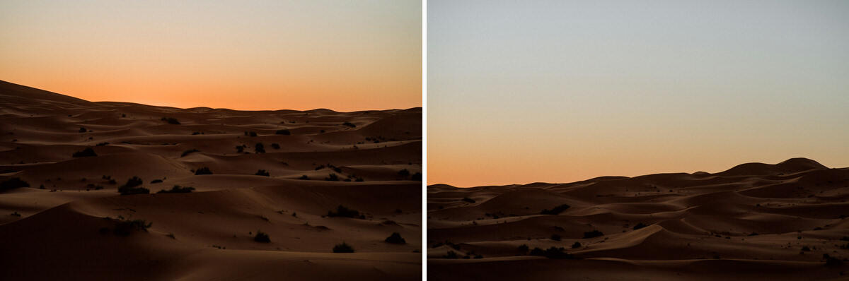 002 sahara desert camping sunrise - From the Sahara Across the Atlas Mountains