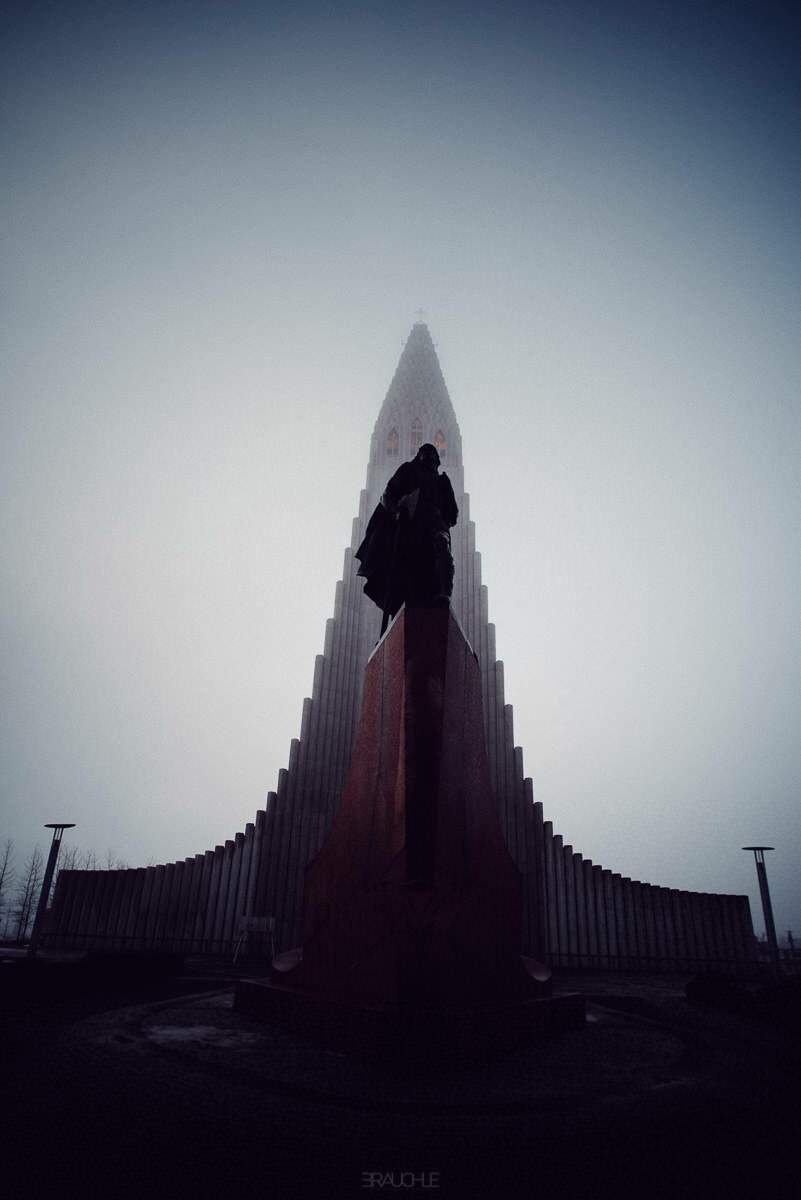 0022 iceland reykjavik hallgrimskirkja solfar sculpture - Iceland – Reykjavik Sightseeing and Hallgrímskirkja