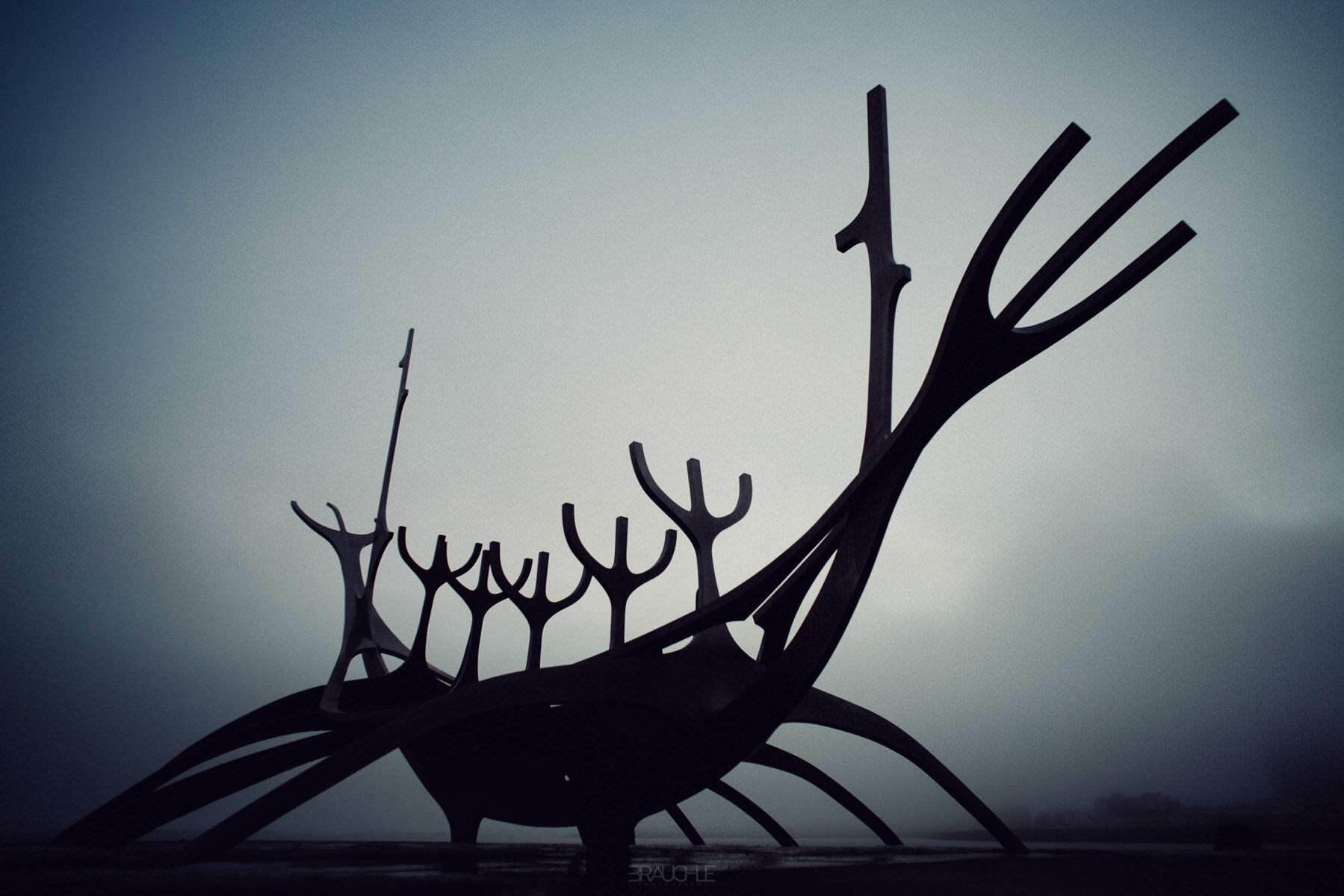 0027 iceland reykjavik hallgrimskirkja solfar sculpture - Iceland – Reykjavik Sightseeing and Hallgrímskirkja