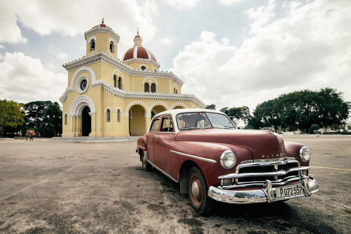 017 havanna kuba oldtimer 1 - Havanna Vedado, Revolution Plaza und der Cementerio Cristobal Colon