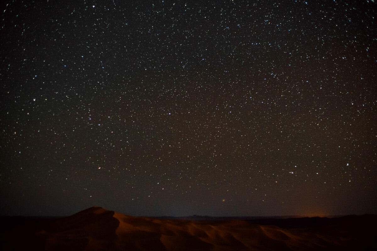 049 sahara desert sunset stars morocco - From the Atlas Mountains to the Sahara