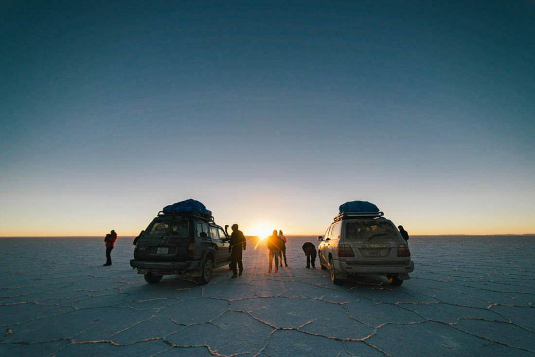 011 salar de uyuni sunrise - Bolivia – Sunrise on the Salar de Uyuni