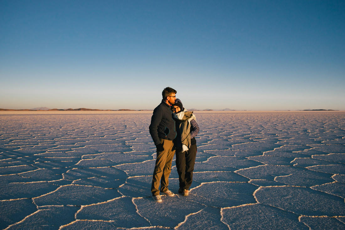 013 salar de uyuni sunrise - Bolivia – Sunrise on the Salar de Uyuni