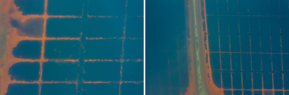 005 saltfields huelva algarve drone areal - Colors & Structures of the Salt Fields