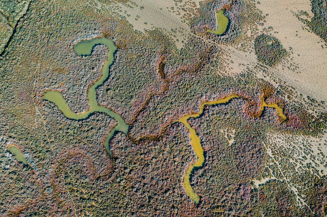 014 drone saltfields algarve beach - Aerial Shots Along the Algarve Coast