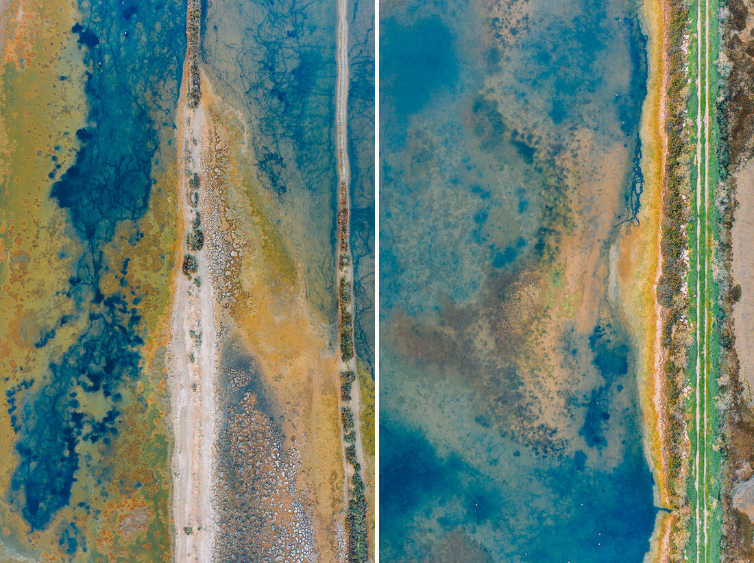 024 saltfields huelva algarve drone areal - Colors & Structures of the Salt Fields