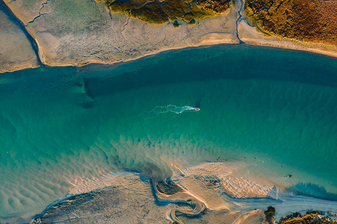 038 drone saltfields algarve beach - Aerial Shots Along the Algarve Coast