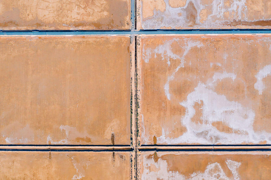 038 saltfields huelva algarve drone areal - Colors & Structures of the Salt Fields