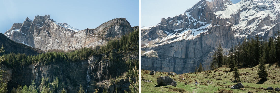 006 oeschinensee wandern kandersteg schweiz - Hiking at Oeschinensee (Switzerland)
