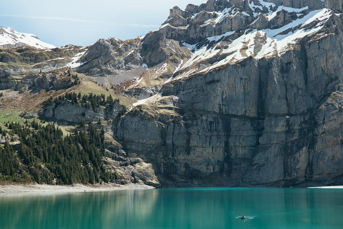 008 oeschinensee wandern kandersteg schweiz - Hiking at Oeschinensee (Switzerland)