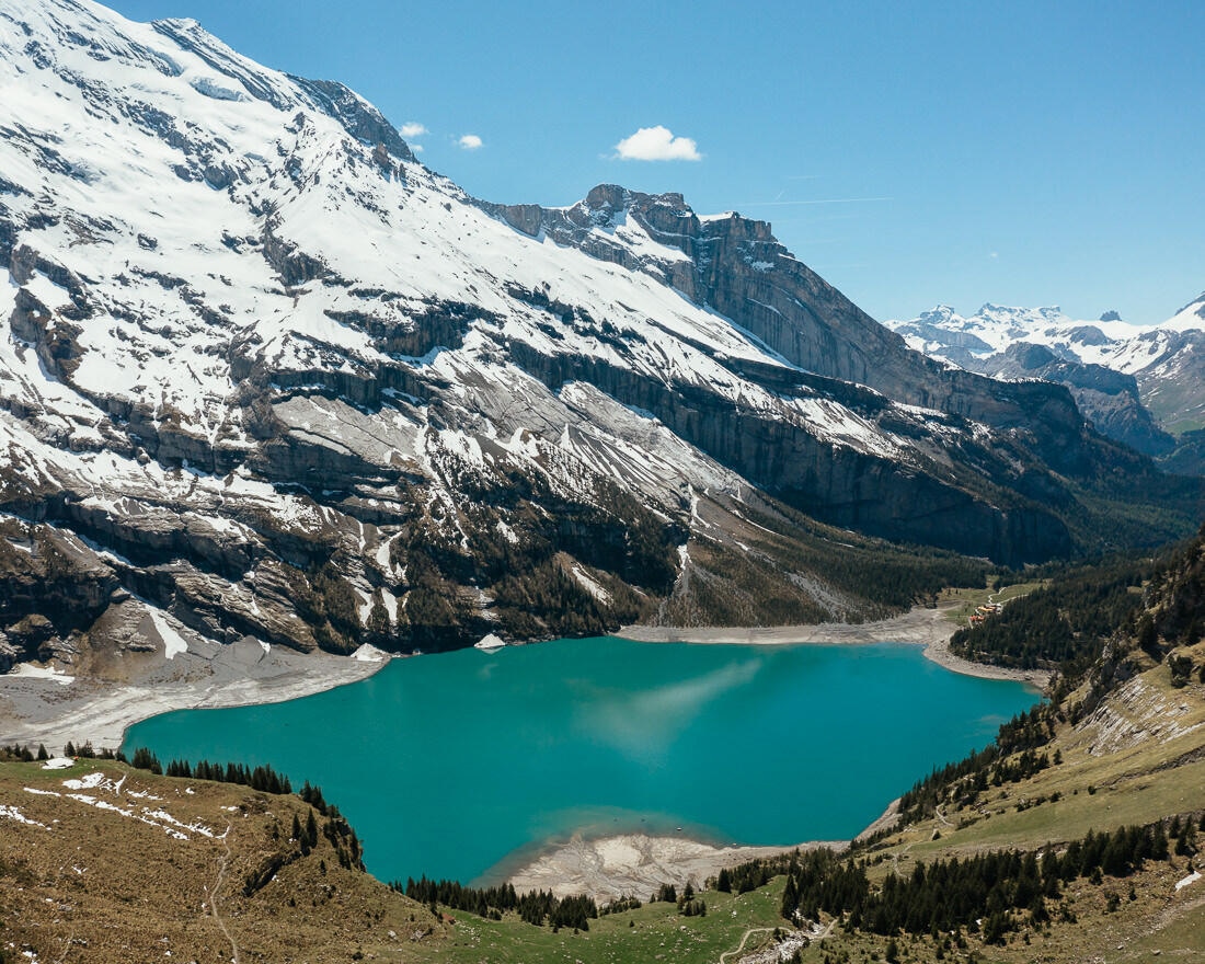 009 oeschinensee wandern kandersteg schweiz - Hiking at Oeschinensee (Switzerland)