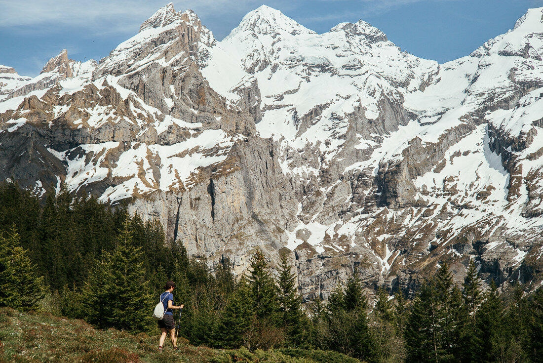 018 oeschinensee wandern kandersteg schweiz - Hiking at Oeschinensee (Switzerland)