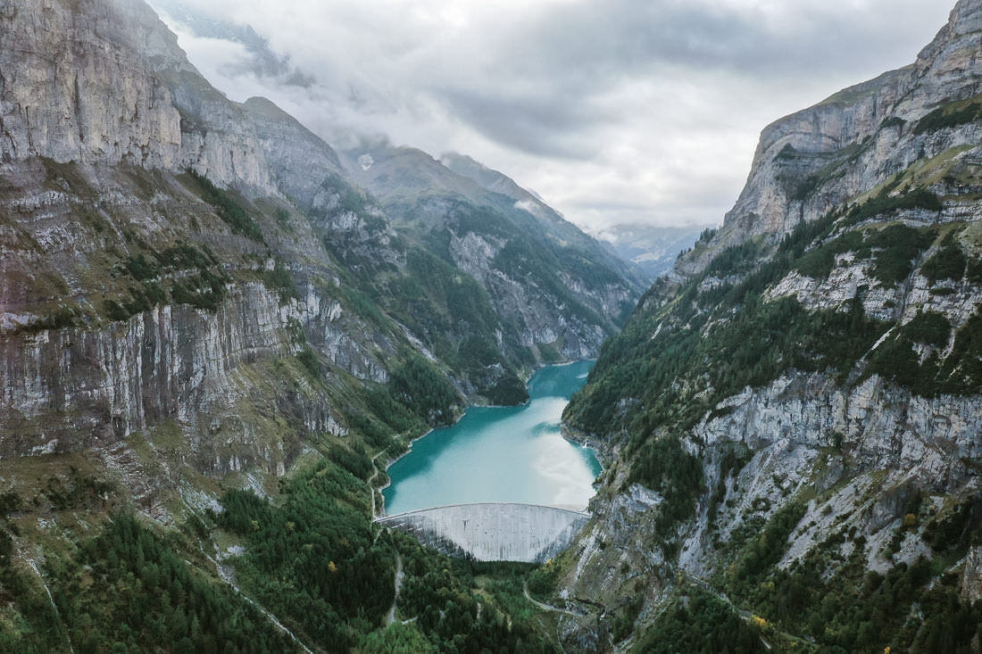 005 gigerwaldsee campen wandern kloentalersee - Aerial Views from Around the World