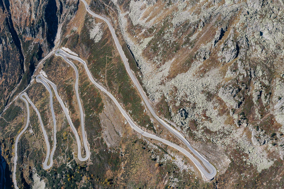 003 schweiz luftaufnahme furkapass gletscher - Tomas aéreas del Furkapass (Suiza)