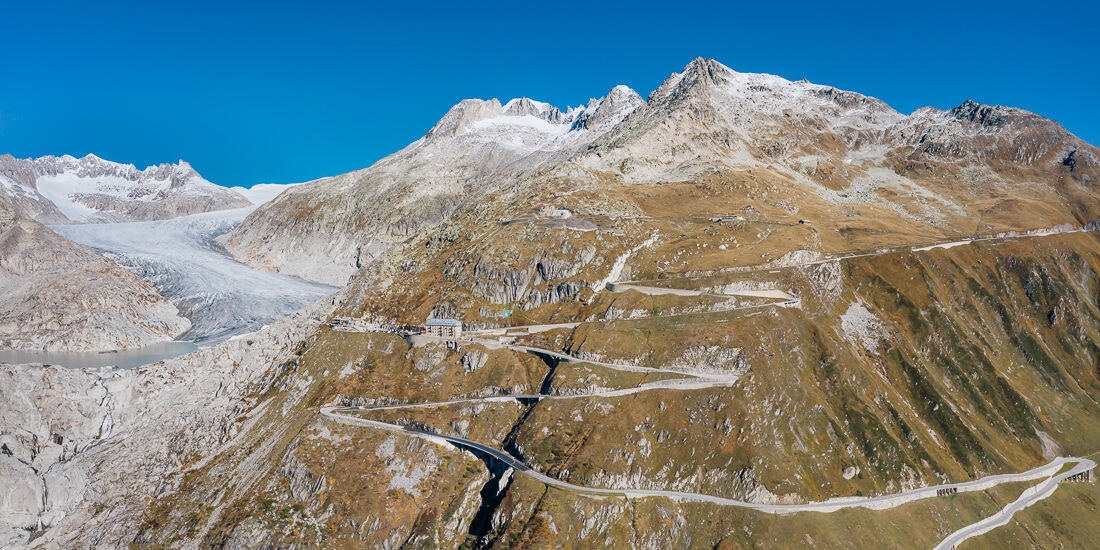 007 furkapass luftaufnahme rhonegletscher grandtour - Tomas aéreas del Furkapass (Suiza)