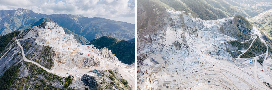 008 tour abbau fuehrung carrara - Marble Quarry in Carrara (Italy)