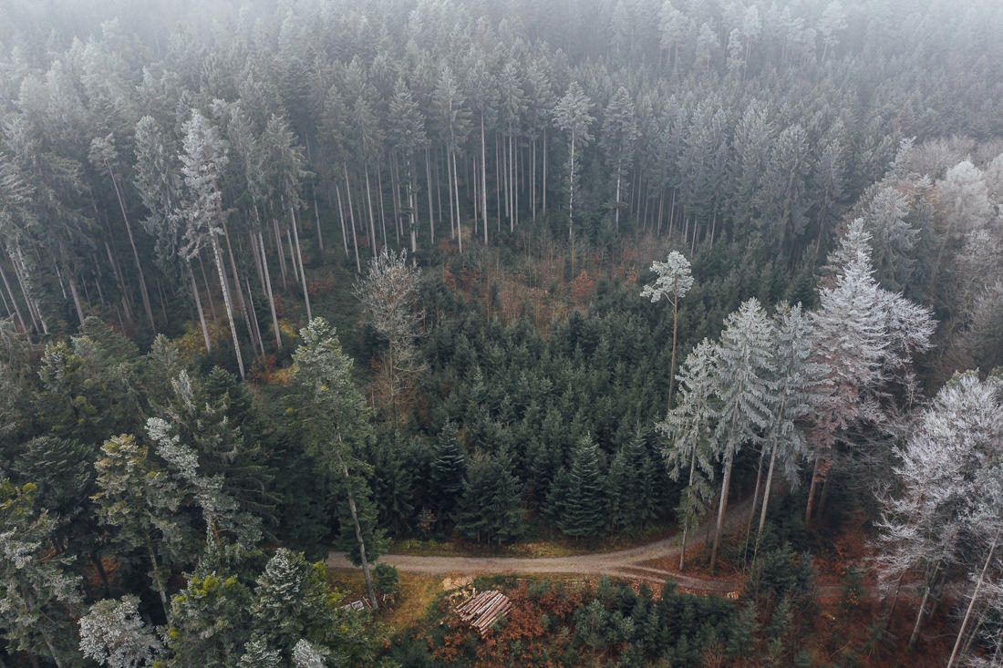 010 nebel luftaufnahme frost hochzeitsfotografie - Aerial Shots Among the Clouds…