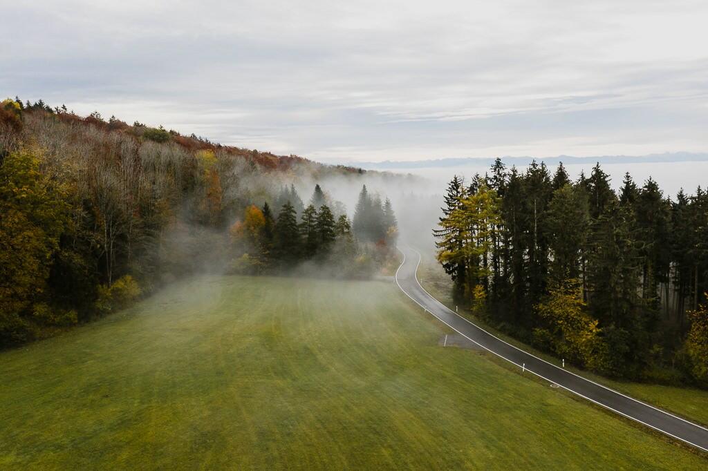 luftaufnahme bodensee gehrenberg herbst 0001 - Autumn Colors at Gehrenberg – Fog and Hues in Flight