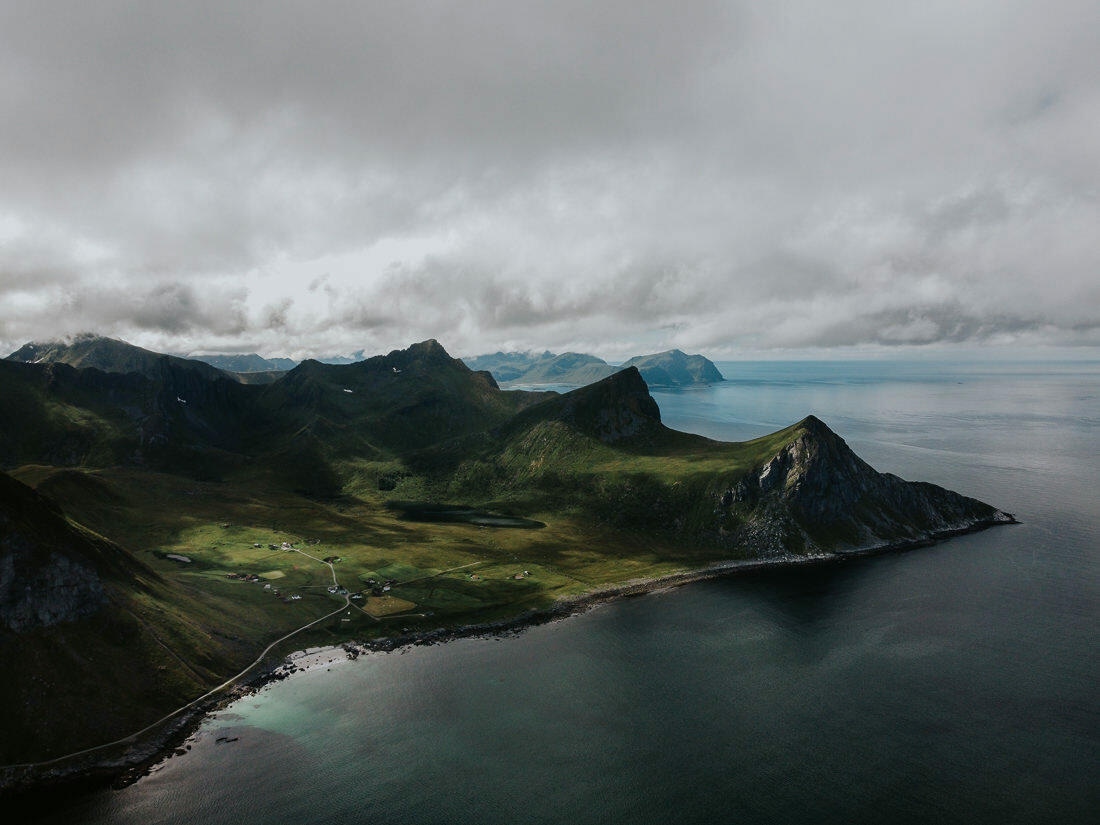 018 luftaufnahme drohne norwegen lofoten camping - Road Trip Norway – An Adventure Between Sky and Wilderness