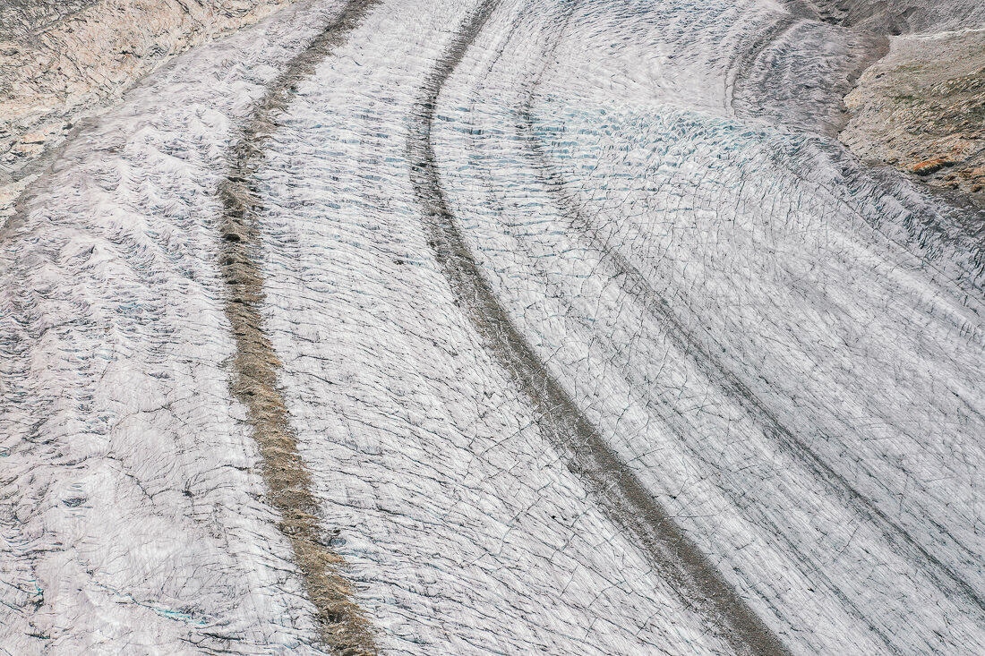 020 aletschgletscher luftaufnahmen drohne wanderung - Gletschertour zum Griesslisee und Aletschgletscher - Eis und Stille aus der Höhe