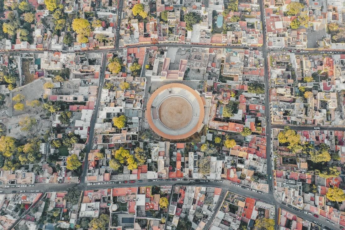 022 luftaufnahmen san miguel de allende drohne 1 - San Miguel de Allende desde el aire – Un juego de colores y luz