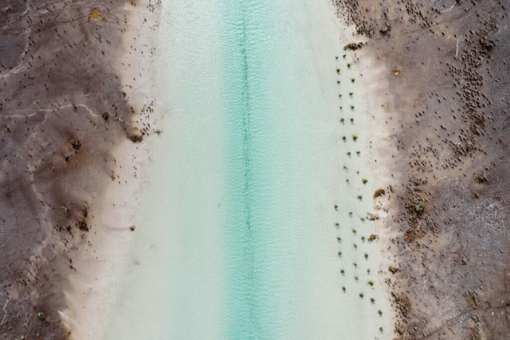 019 bacalar lagune mexiko drohne 1 1024x682 - Die Piratenbucht von Bacalar – Ein Tanz aus Farben und Geschichte