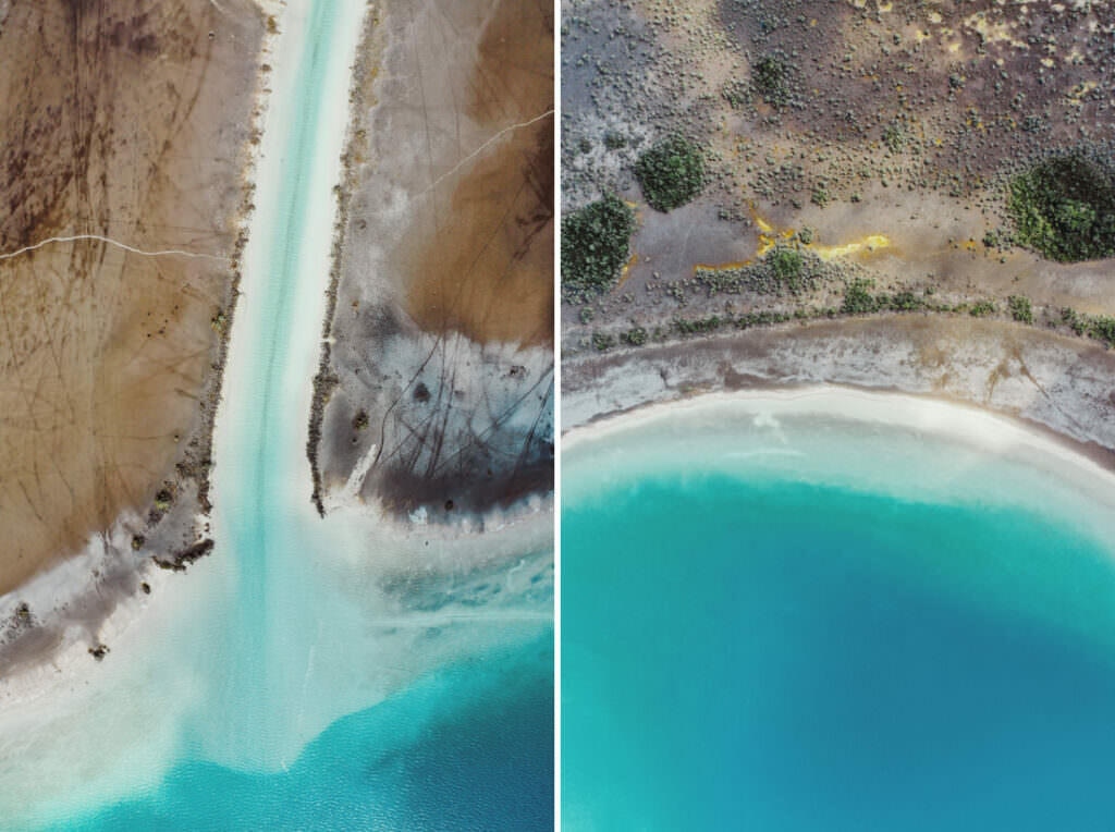 022 bacalar lagune mexiko drohne 1 1024x764 - Die Piratenbucht von Bacalar – Ein Tanz aus Farben und Geschichte