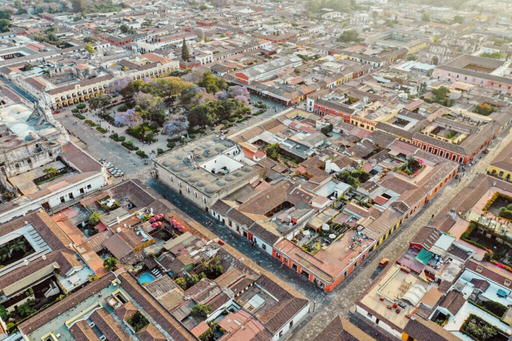 010 antigua historic town guatemala drone 1024x682 - Antigua (Guatemala) – Where History Whispers from Above