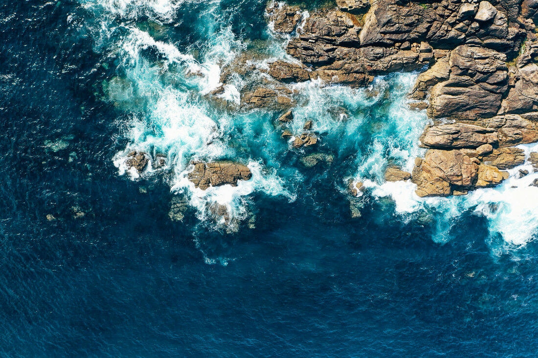 003 galizien kueste drohne luftaufnahme - Drone Images of the Northern Galician Coast – Rugged Beauty from the Air