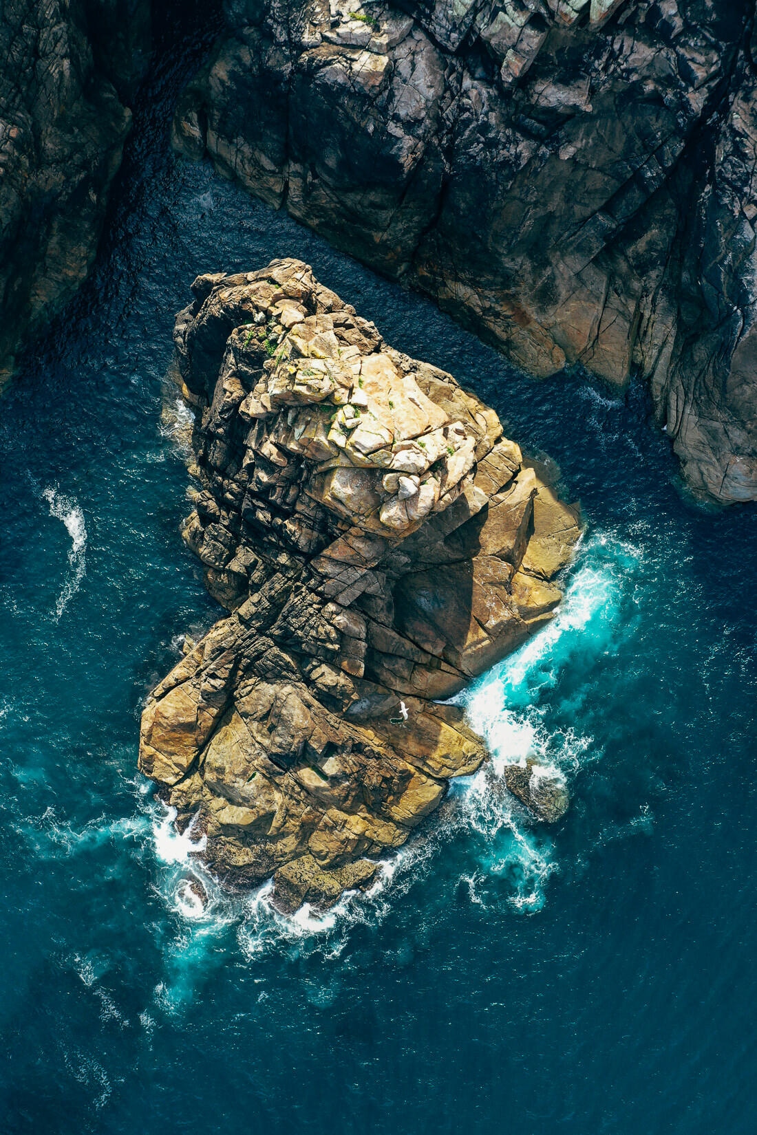 009 galizien kueste drohne luftaufnahme - Drone Images of the Northern Galician Coast – Rugged Beauty from the Air