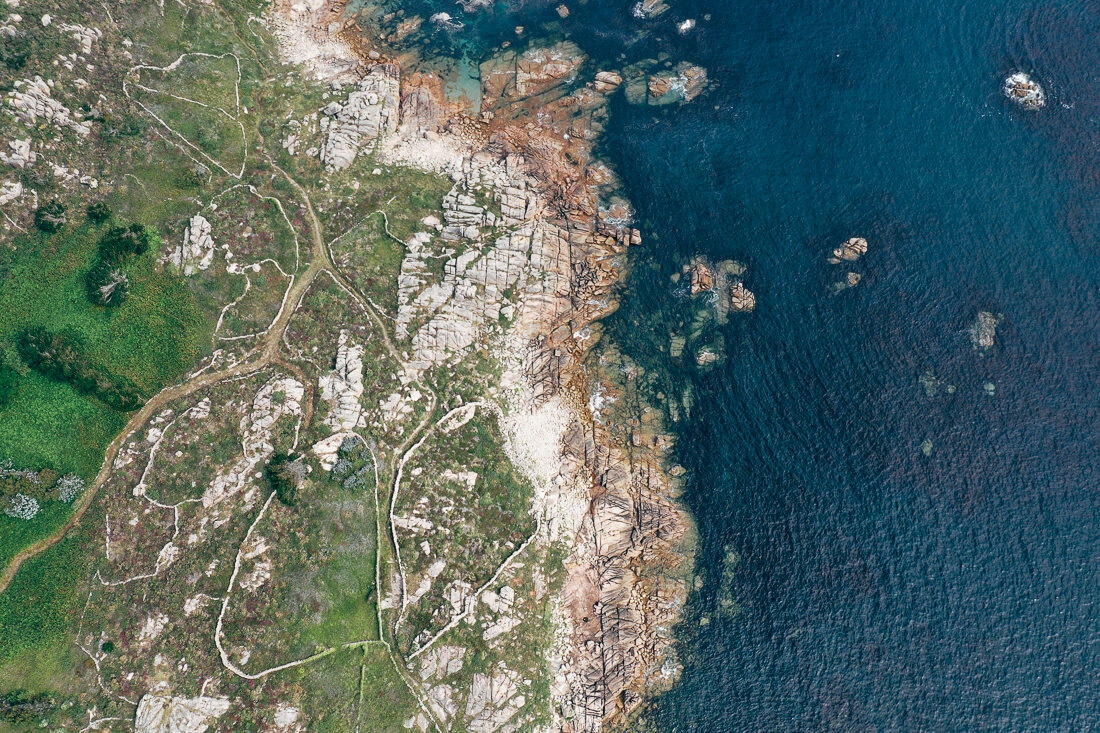020 galizien kueste drohne luftaufnahme - Drone Images of the Northern Galician Coast – Rugged Beauty from the Air