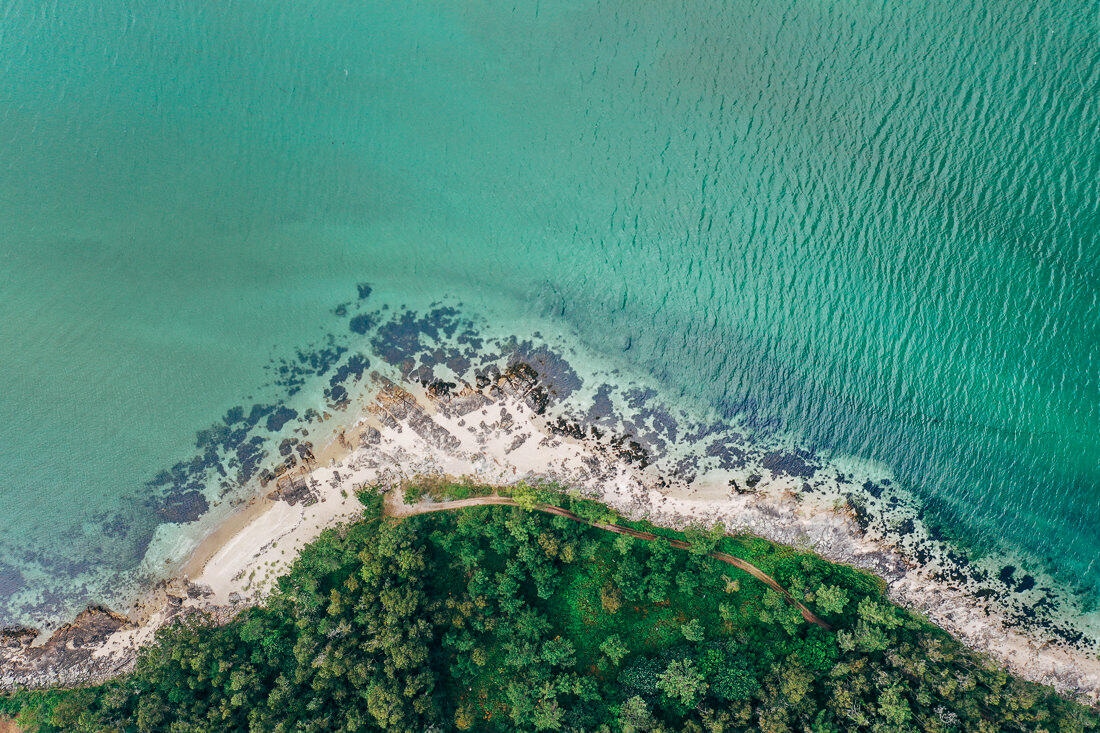 031 galizien kueste drohne luftaufnahme - Drone Images of the Northern Galician Coast – Rugged Beauty from the Air