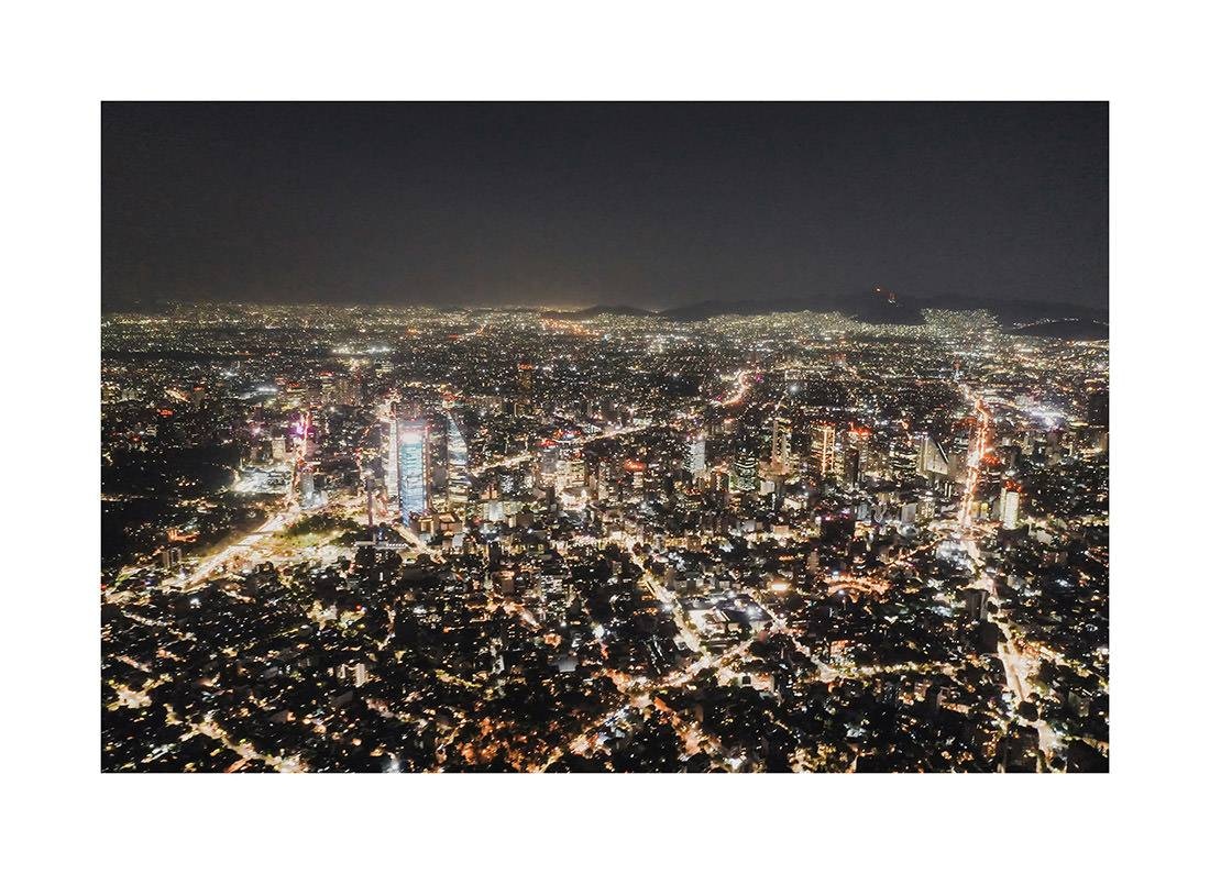 mexicocity i2v 0010 web - Mexiko 05 - Skyline von Mexiko-Stadt bei Nacht