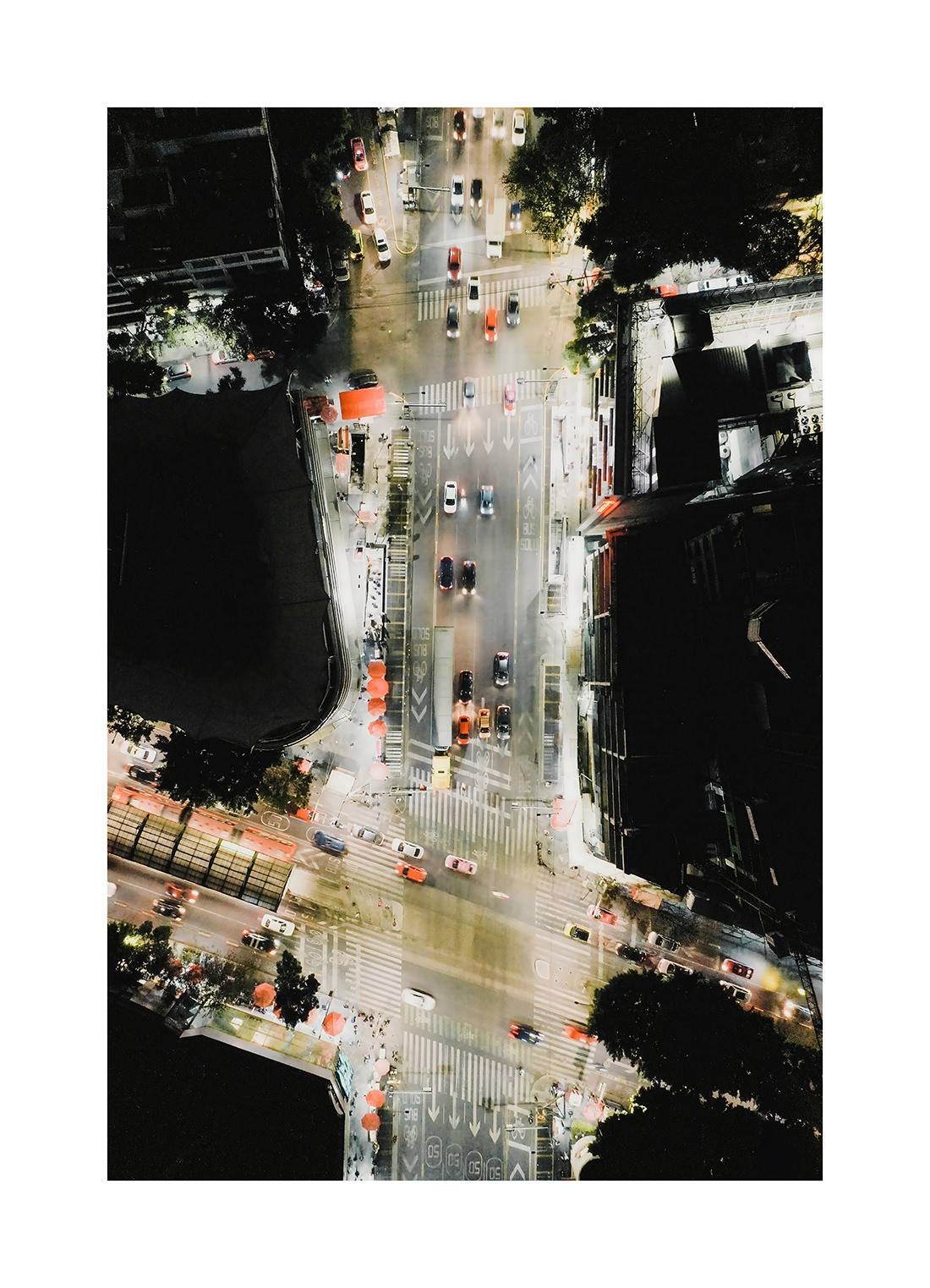 mexicocity i2v 0012 web - Mexiko 07 - Lebendige nächtliche Luftaufnahme der Straßen von Mexiko-Stadt