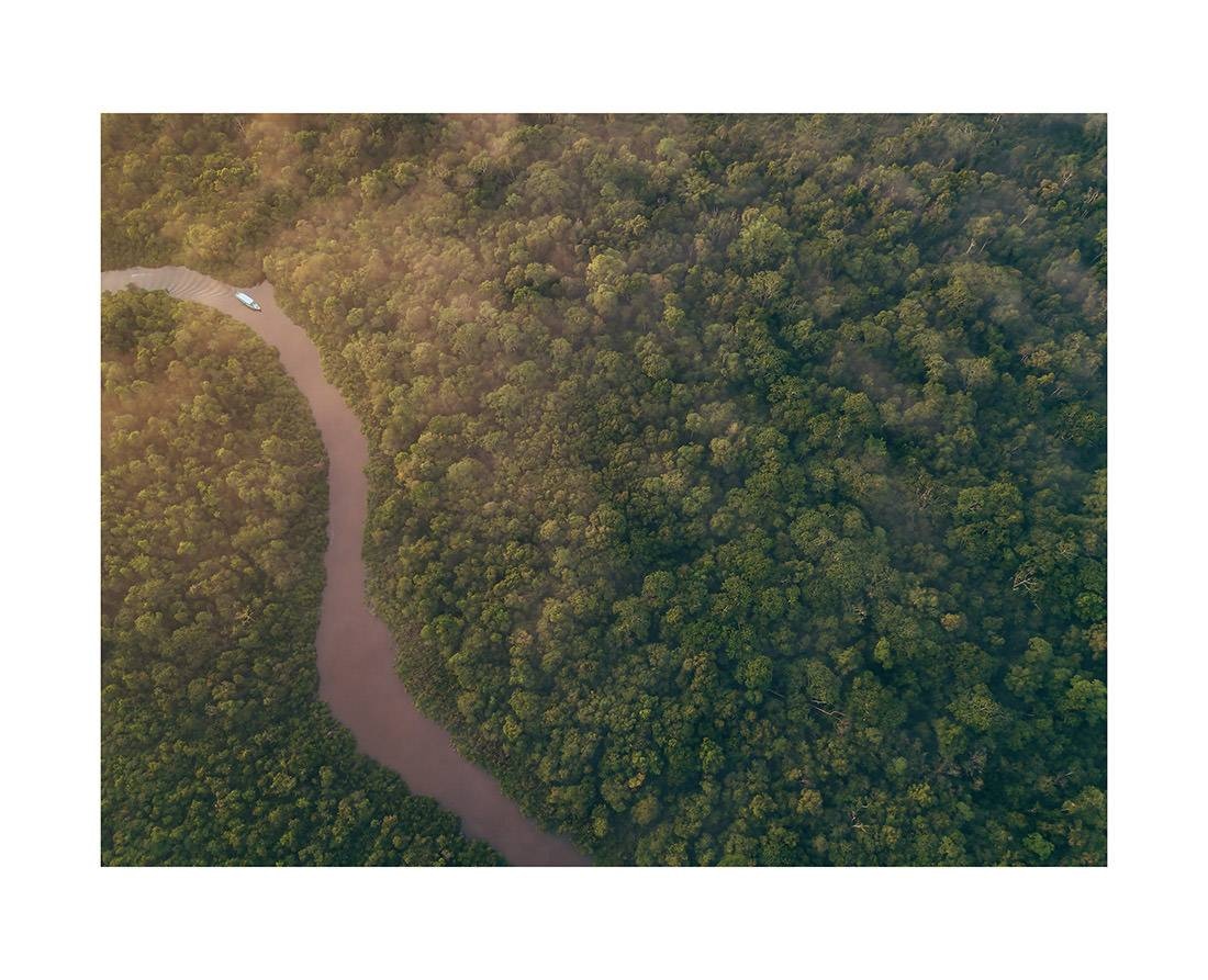 borneo bali 2018 0088 web - Borneo 06 - Friedlicher Sonnenaufgang über dem Dschungel Borneos mit idyllischer Flussszene