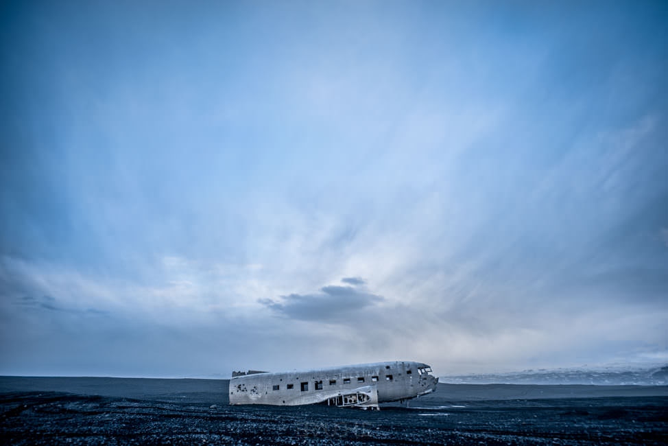 island flugzeug wrack vik skogar 71 - Island - Weg zurück nach Reykjavik