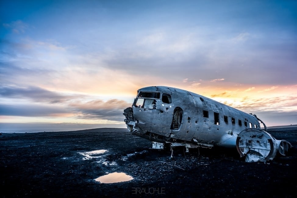 island flugzeug wrack vik skogar 81 - Island - Weg zurück nach Reykjavik