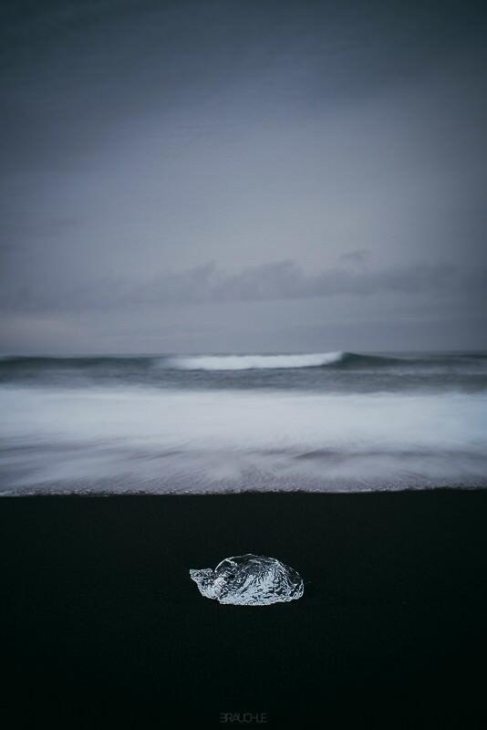 joekulsarlon black ice beach 0012 - Iceland – The Black Beach at Jökulsárlón Glacier Lagoon