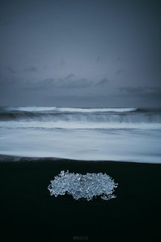 joekulsarlon black ice beach 0013 - Iceland – The Black Beach at Jökulsárlón Glacier Lagoon