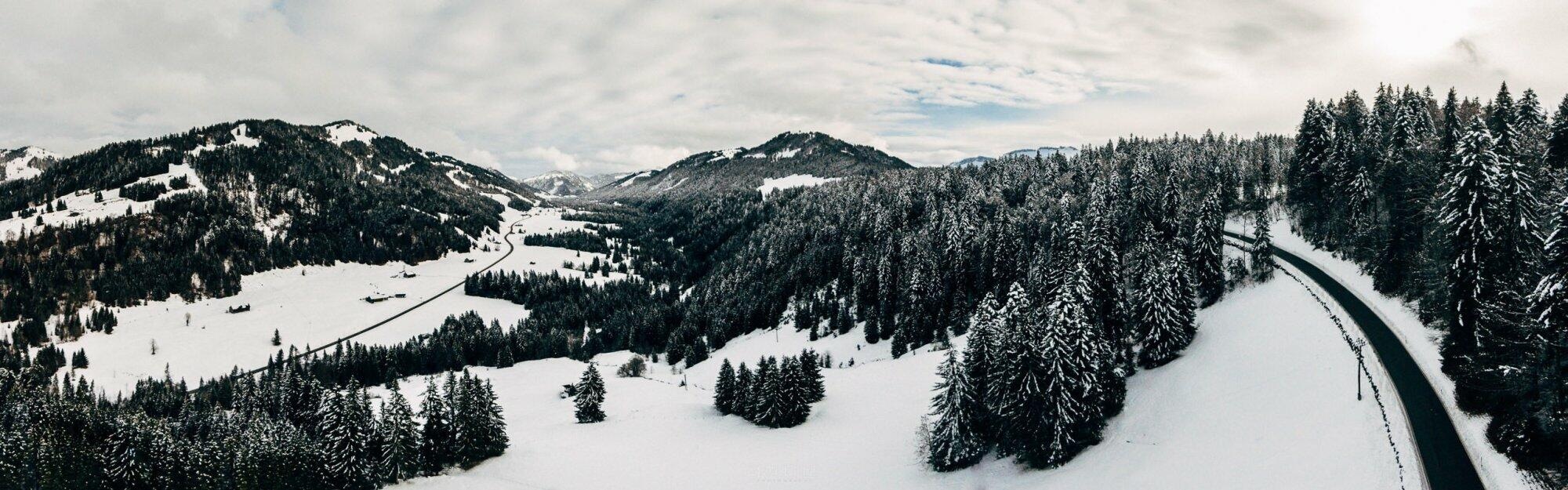 luftaufnahme drohne voralberg winter bregenzer wald 0004 - Luftaufnahmen Bregenzer Wald/Balderschwang