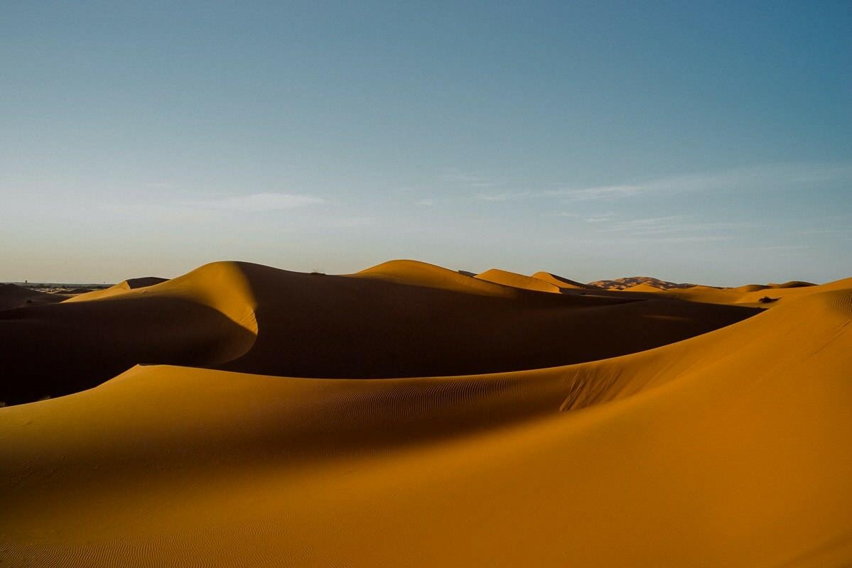 Vom Atlas Gebirge in die Sahara