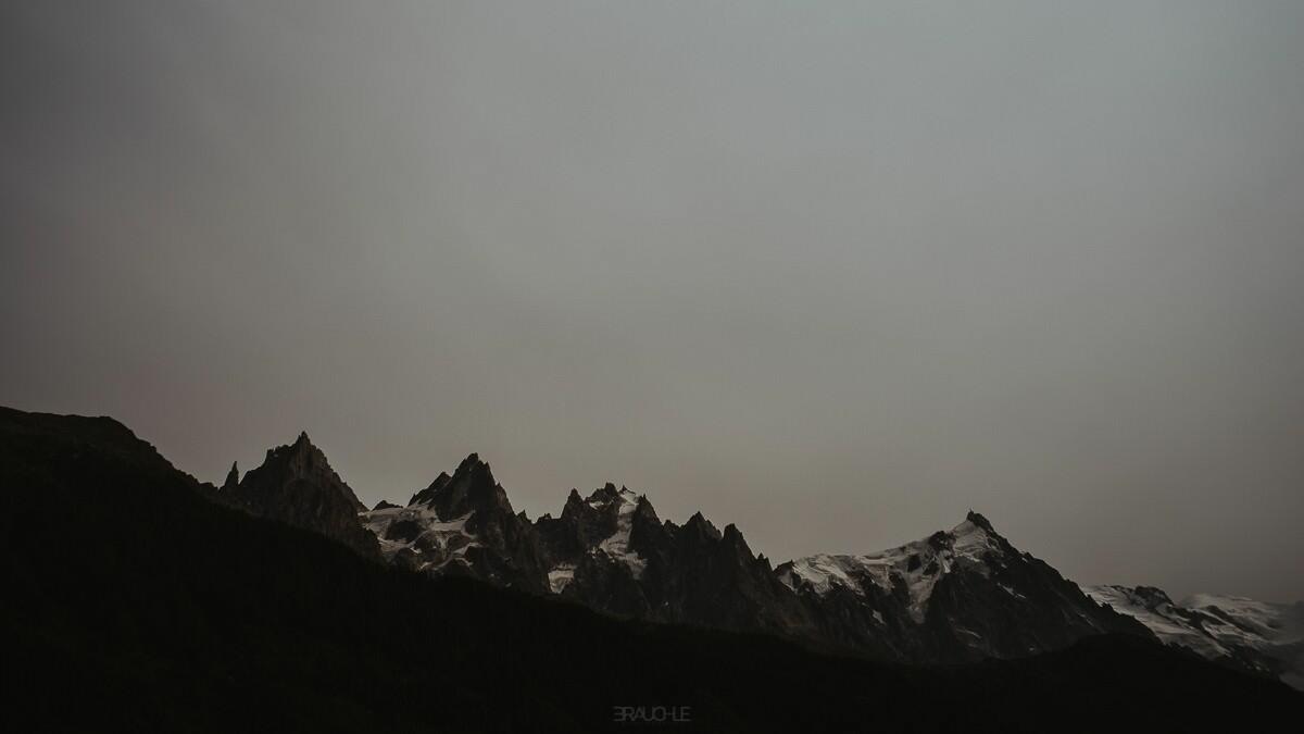 milkyway mont blanc chamonix 0001 - Sunset & Milky Way at Mont Blanc