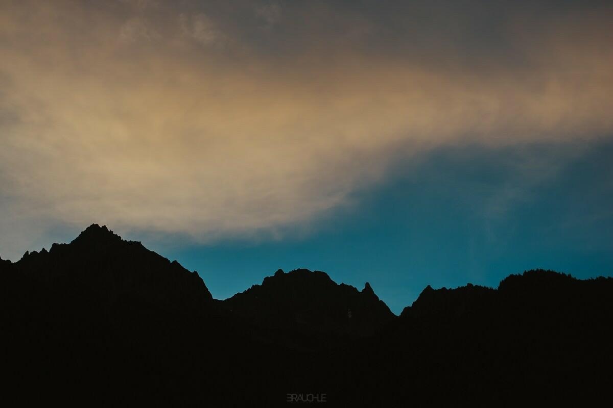 milkyway mont blanc chamonix 0004 - Sunset & Milky Way at Mont Blanc