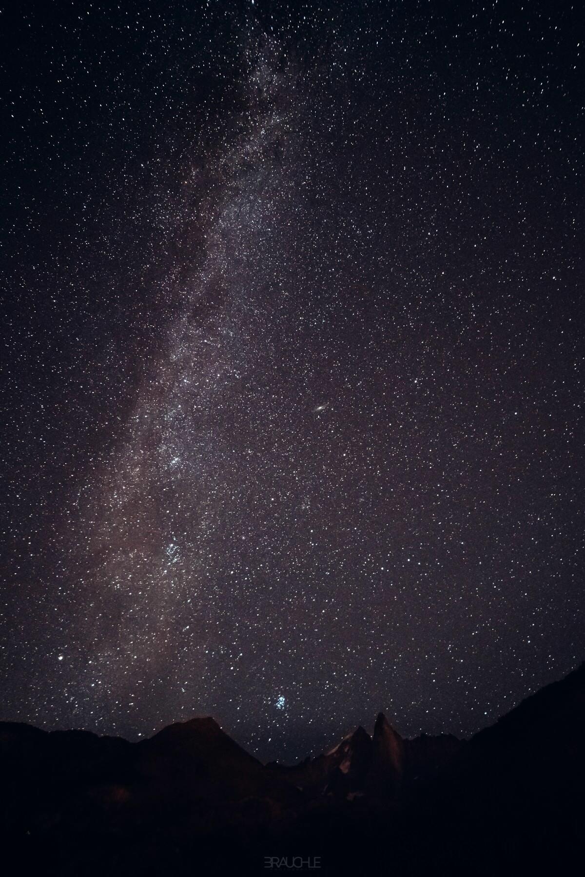 milkyway mont blanc chamonix 0009 - Sunset & Milky Way at Mont Blanc