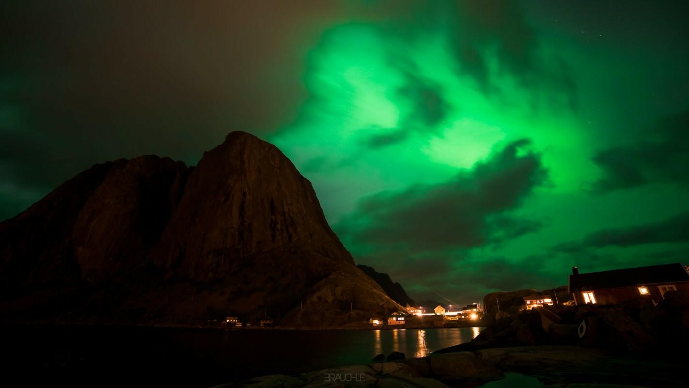 northern lights norway lofoten 12 - Lofoten - Polarlichter in der zweiten Nacht