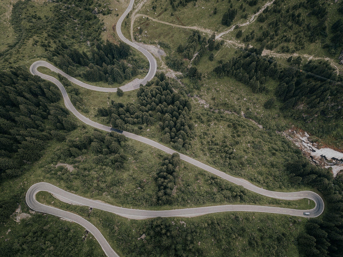 silvretta hochalpenstrasse stausee pizbuin 0006 - Luftaufnahmen Silvretta Hochalpenstrasse und Stausee