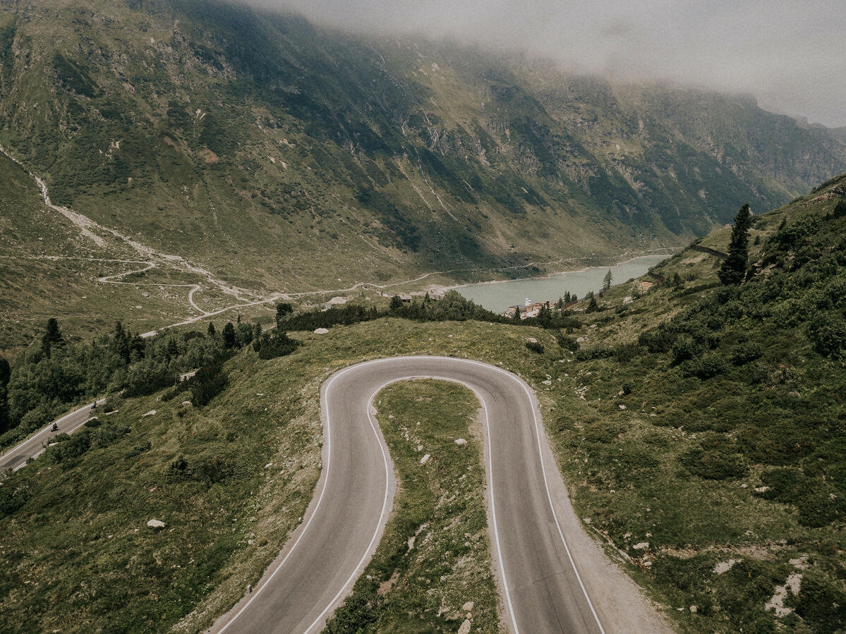 silvretta hochalpenstrasse stausee pizbuin 0015 - Luftaufnahmen Silvretta Hochalpenstrasse und Stausee