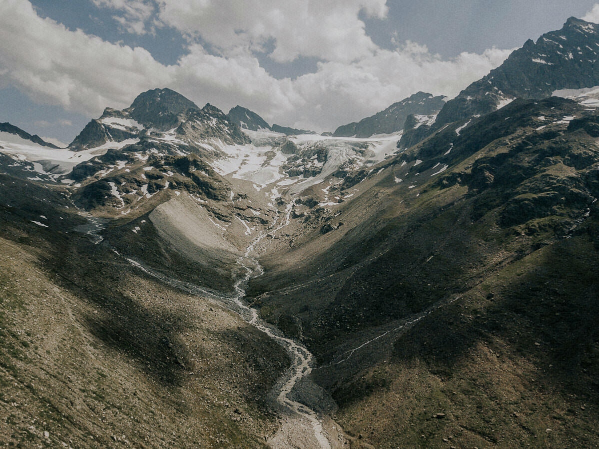 silvretta hochalpenstrasse stausee pizbuin 0022 - Luftaufnahmen Silvretta Hochalpenstrasse und Stausee