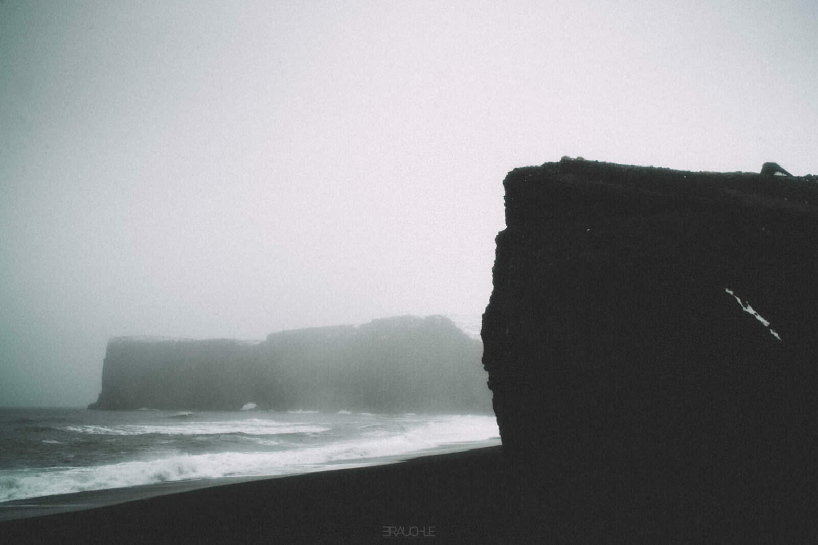 vik dyrholaey black beach iceland 0011 - Iceland – Basalt Cliffs at the Black Beach of Dyrhólaey