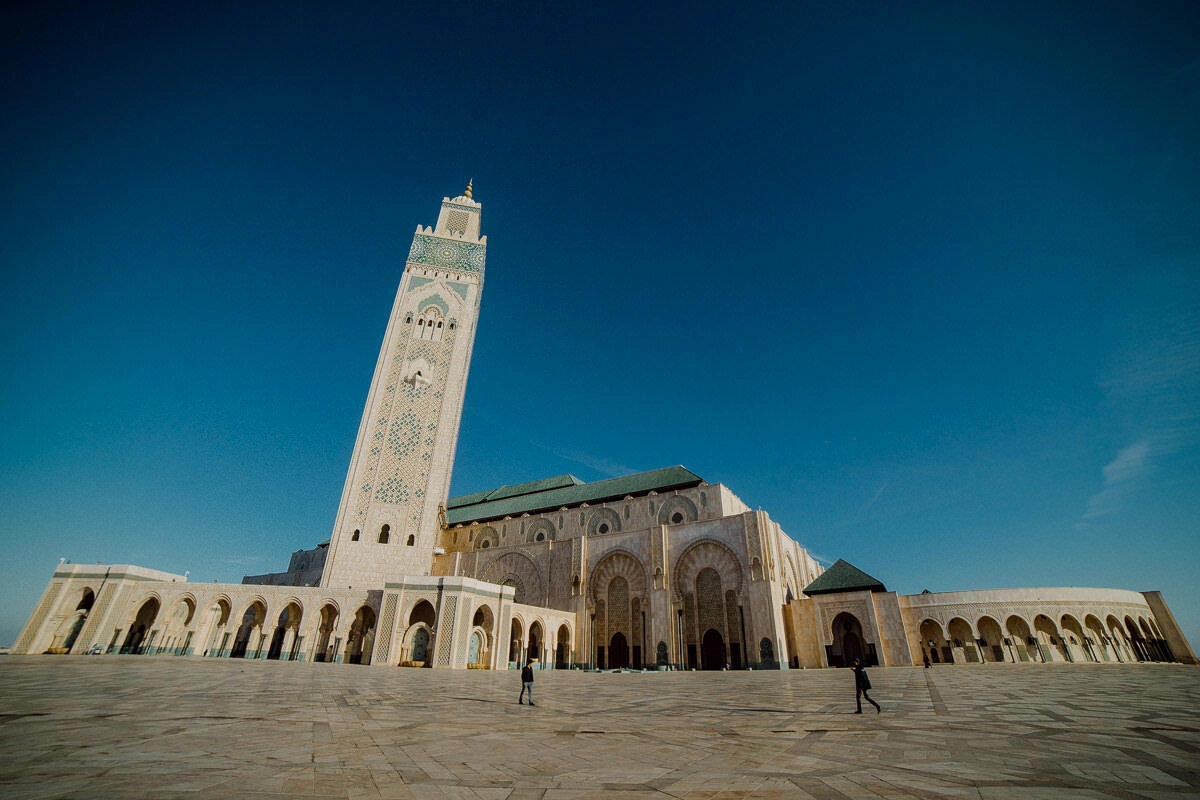 002 casablanca hassan ii moschee - La Mezquita Hassan II en Casablanca